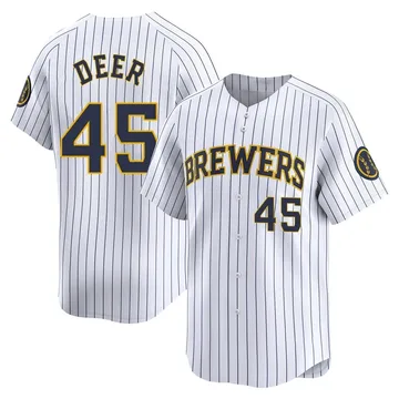 Rob Deer Men's Milwaukee Brewers Limited Alternate Jersey - White