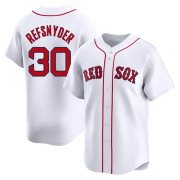 Rob Refsnyder Men's Boston Red Sox Limited Home Jersey - White