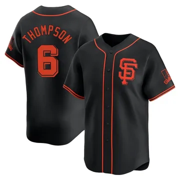 Robby Thompson Youth San Francisco Giants Limited Alternate Jersey - Black