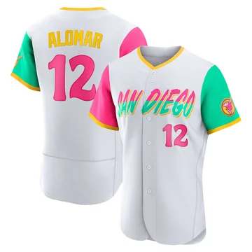 Roberto Alomar Men's San Diego Padres Authentic 2022 City Connect Jersey - White