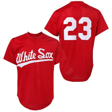 Robin Ventura Men's Chicago White Sox Authentic 1990 Throwback Jersey - Red