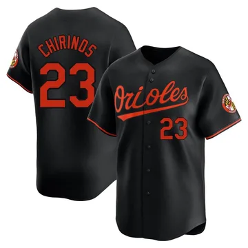 Robinson Chirinos Men's Baltimore Orioles Limited Alternate Jersey - Black