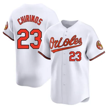 Robinson Chirinos Men's Baltimore Orioles Limited Home Jersey - White