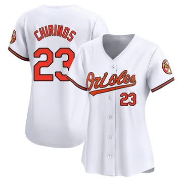 Robinson Chirinos Women's Baltimore Orioles Limited Home Jersey - White