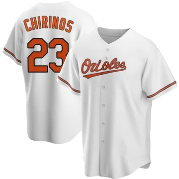 Robinson Chirinos Youth Baltimore Orioles Replica Home Jersey - White