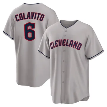 Rocky Colavito Men's Cleveland Guardians Replica Road Jersey - Gray