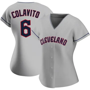 Rocky Colavito Women's Cleveland Guardians Authentic Road Jersey - Gray