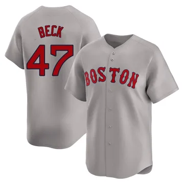 Rod Beck Men's Boston Red Sox Limited Away Jersey - Gray