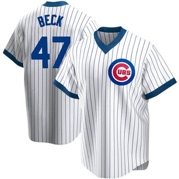 Rod Beck Men's Chicago Cubs Replica Home Cooperstown Collection Jersey - White