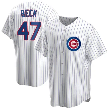 Rod Beck Men's Chicago Cubs Replica Home Jersey - White