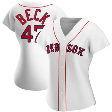 Rod Beck Women's Boston Red Sox Authentic Home Jersey - White