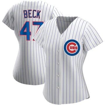 Rod Beck Women's Chicago Cubs Authentic Home Jersey - White