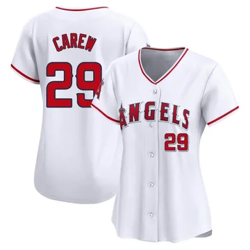 Rod Carew Women's Los Angeles Angels Limited Home Jersey - White