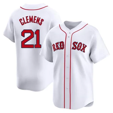 Roger Clemens Men's Boston Red Sox Limited Home Jersey - White