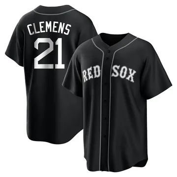 Roger Clemens Youth Boston Red Sox Replica Jersey - Black/White