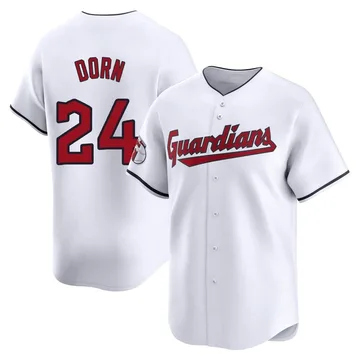 Roger Dorn Men's Cleveland Guardians Limited Home Jersey - White