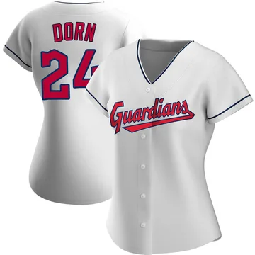 Roger Dorn Women's Cleveland Guardians Authentic Home Jersey - White