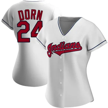 Roger Dorn Women's Cleveland Guardians Authentic Home Jersey - White