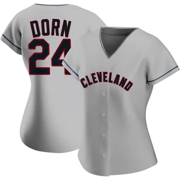 Roger Dorn Women's Cleveland Guardians Authentic Road Jersey - Gray