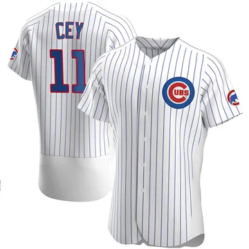 Ron Cey Men's Chicago Cubs Authentic Home Jersey - White