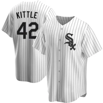 Ron Kittle Men's Chicago White Sox Replica Home Jersey - White