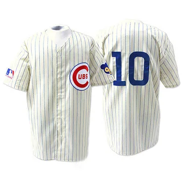 Ron Santo Men's Chicago Cubs Authentic 1969 Throwback Jersey - Cream