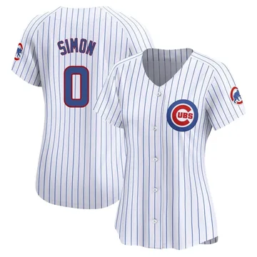 Ronny Oliver Simon Women's Chicago Cubs Limited Home Jersey - White