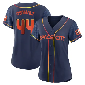 Roy Oswalt Women's Houston Astros Authentic 2022 City Connect Jersey - Navy