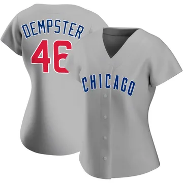 Ryan Dempster Women's Chicago Cubs Authentic Road Jersey - Gray