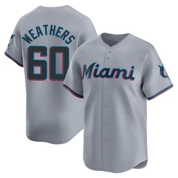 Ryan Weathers Youth Miami Marlins Limited Road Jersey - Gray