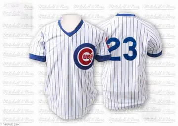 Ryne Sandberg Men's Chicago Cubs Authentic Throwback Jersey - White