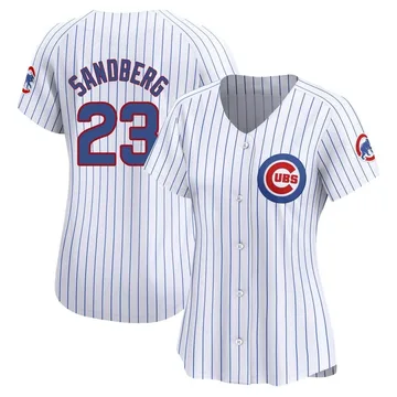 Ryne Sandberg Women's Chicago Cubs Limited Home Jersey - White