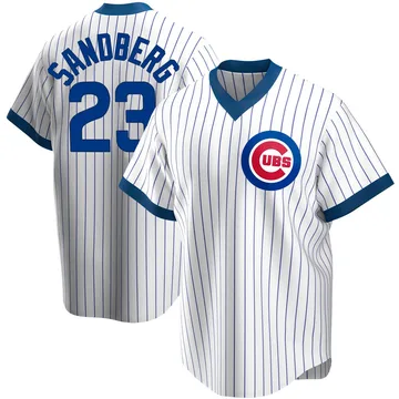 Ryne Sandberg Youth Chicago Cubs Replica Home Cooperstown Collection Jersey - White