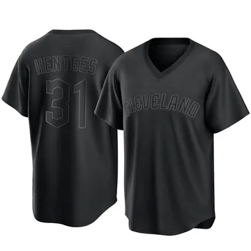 Sam Hentges Youth Cleveland Guardians Replica Pitch Fashion Jersey - Black