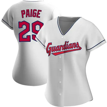 Satchel Paige Women's Cleveland Guardians Authentic Home Jersey - White