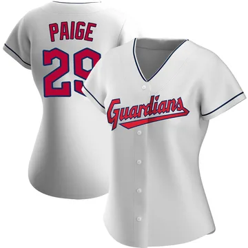 Satchel Paige Women's Cleveland Guardians Replica Home Jersey - White