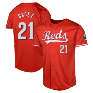 Sean Casey Men's Cincinnati Reds Limited Alternate Jersey - Red