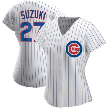 Seiya Suzuki Women's Chicago Cubs Authentic Home Jersey - White