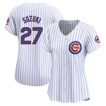 Seiya Suzuki Women's Chicago Cubs Limited Home Jersey - White