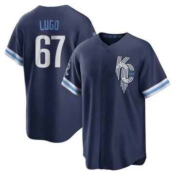 Seth Lugo Youth Kansas City Royals Replica 2022 City Connect Jersey - Navy