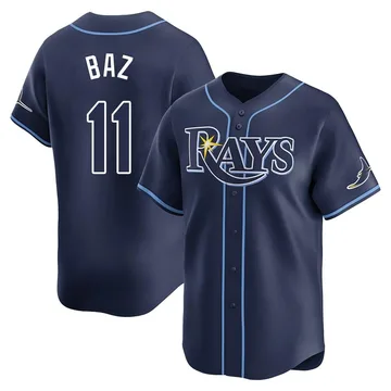 Shane Baz Men's Tampa Bay Rays Limited Away Jersey - Navy