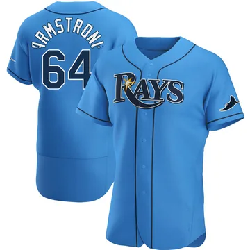 Shawn Armstrong Men's Tampa Bay Rays Authentic Alternate Jersey - Light Blue