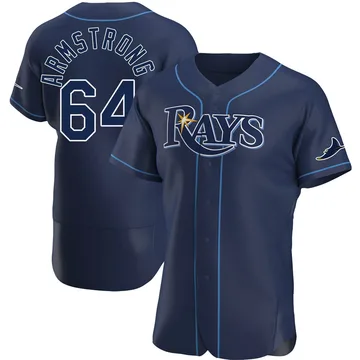 Shawn Armstrong Men's Tampa Bay Rays Authentic Alternate Jersey - Navy