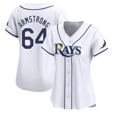 Shawn Armstrong Women's Tampa Bay Rays Limited Home Jersey - White