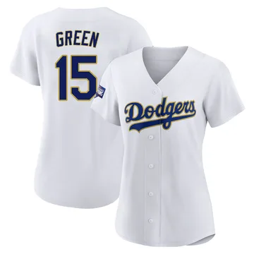 Shawn Green Women's Los Angeles Dodgers Replica 2021 Gold Program Player Jersey - White/Gold