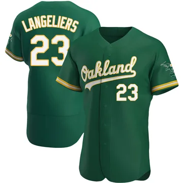 Shea Langeliers Men's Oakland Athletics Authentic Kelly Alternate Jersey - Green