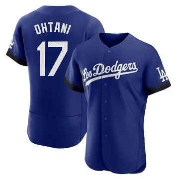 Shohei Ohtani Men's Los Angeles Dodgers Authentic 2021 City Connect Jersey - Royal