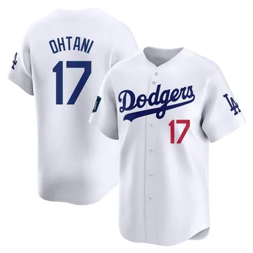 Shohei Ohtani Men's Los Angeles Dodgers Limited 2024 World Tour Seoul Series Home Jersey - White