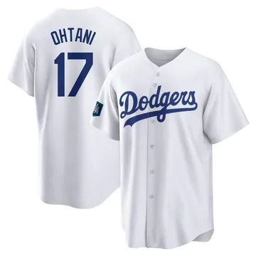 Shohei Ohtani Men's Los Angeles Dodgers Replica 2024 World Tour Seoul Series Home Jersey - White