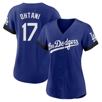 Shohei Ohtani Women's Los Angeles Dodgers Authentic 2021 City Connect Jersey - Royal